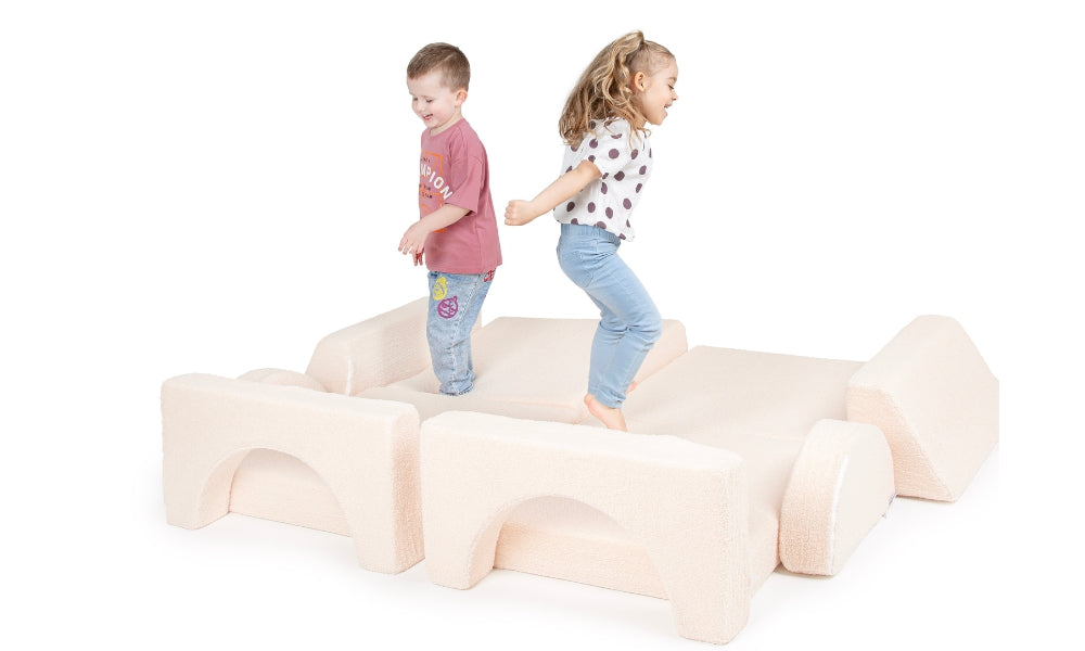 Spielcouch-Sofa für Kinder – 10-teiliges Set für Schlaf- und Spielbereich - komforshoptkissen.com