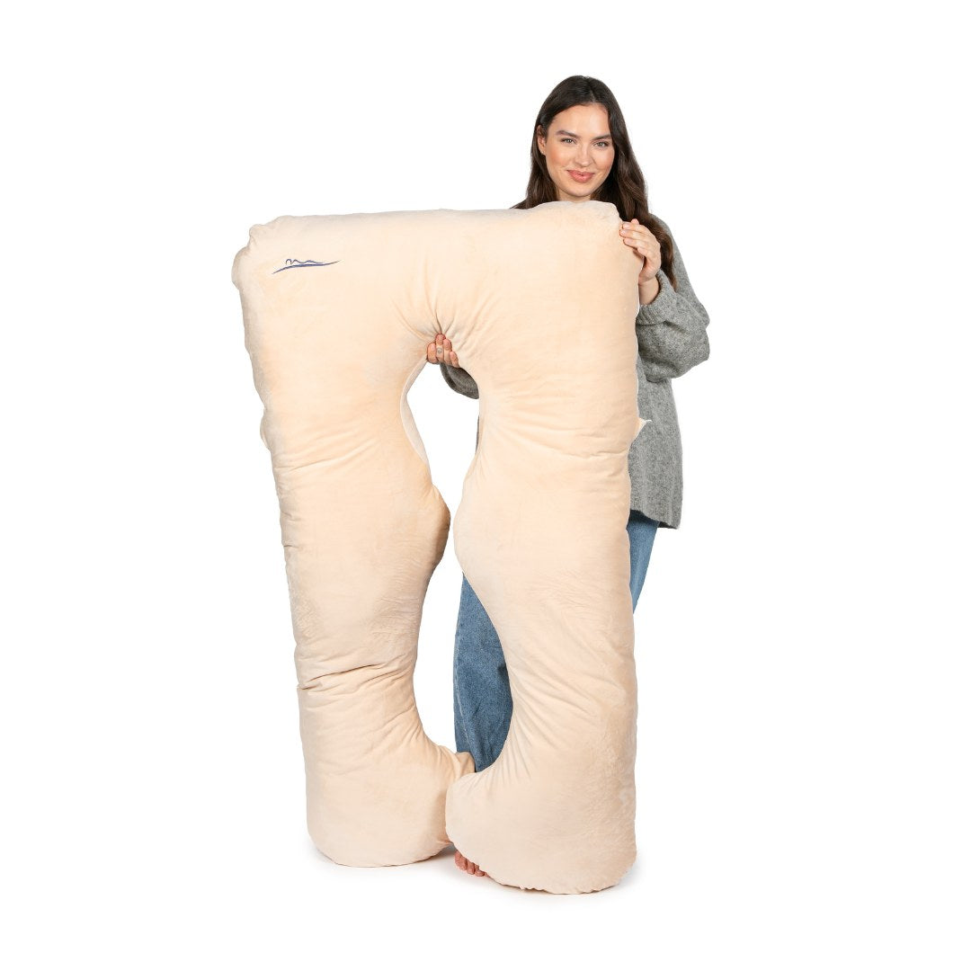 Ersatzbezug - Mikroplüsch (Pfirsich) - komforshoptkissen.com