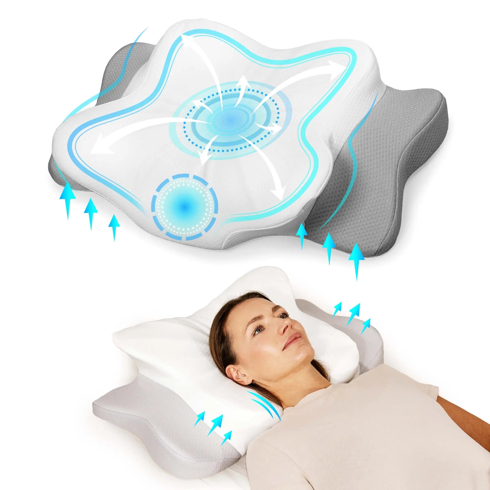 Schmetterlingskissen | Ergonomisches Kissen - komforshoptkissen.com