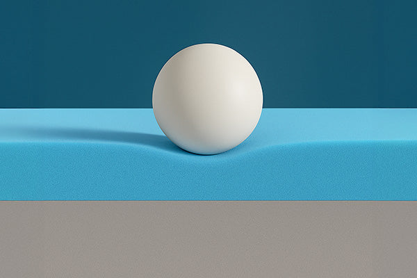 2 cm blauer Gel-Schaumstoff