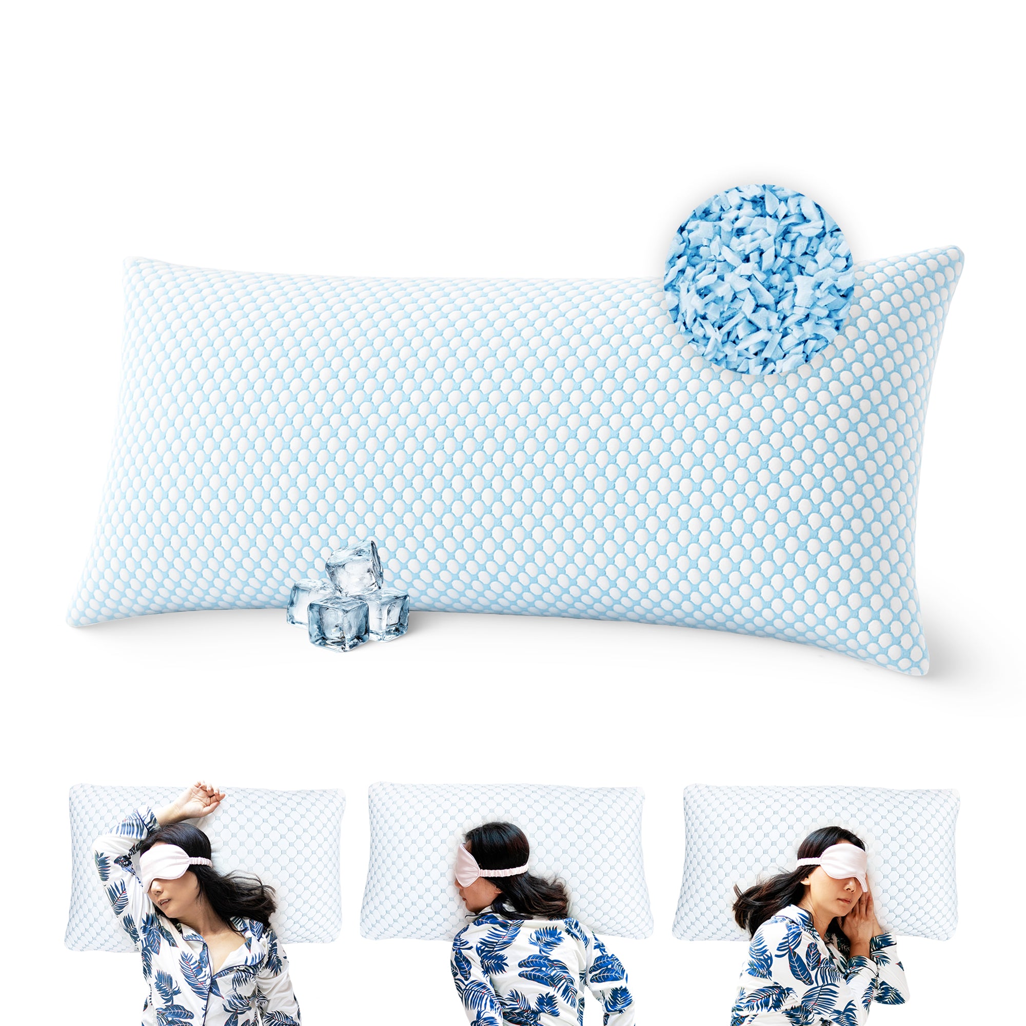 Wolkenkussen - Premium Memory Foam Kussen - Hoogte verstelbaar 