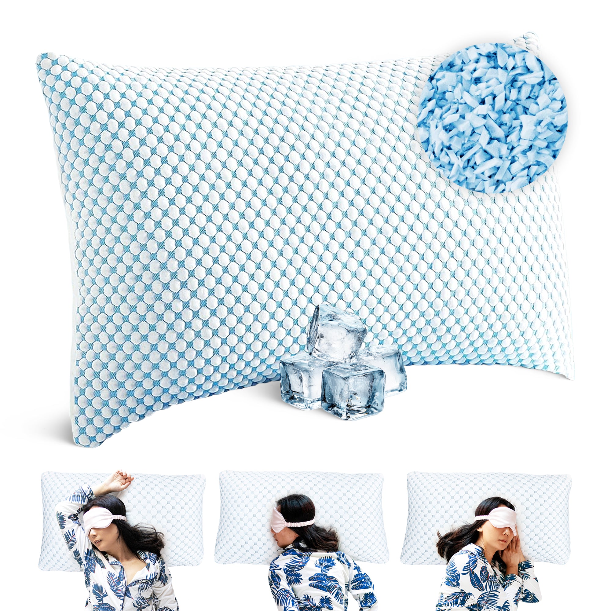 Wolkenkussen - Premium Memory Foam Kussen - Hoogte verstelbaar 