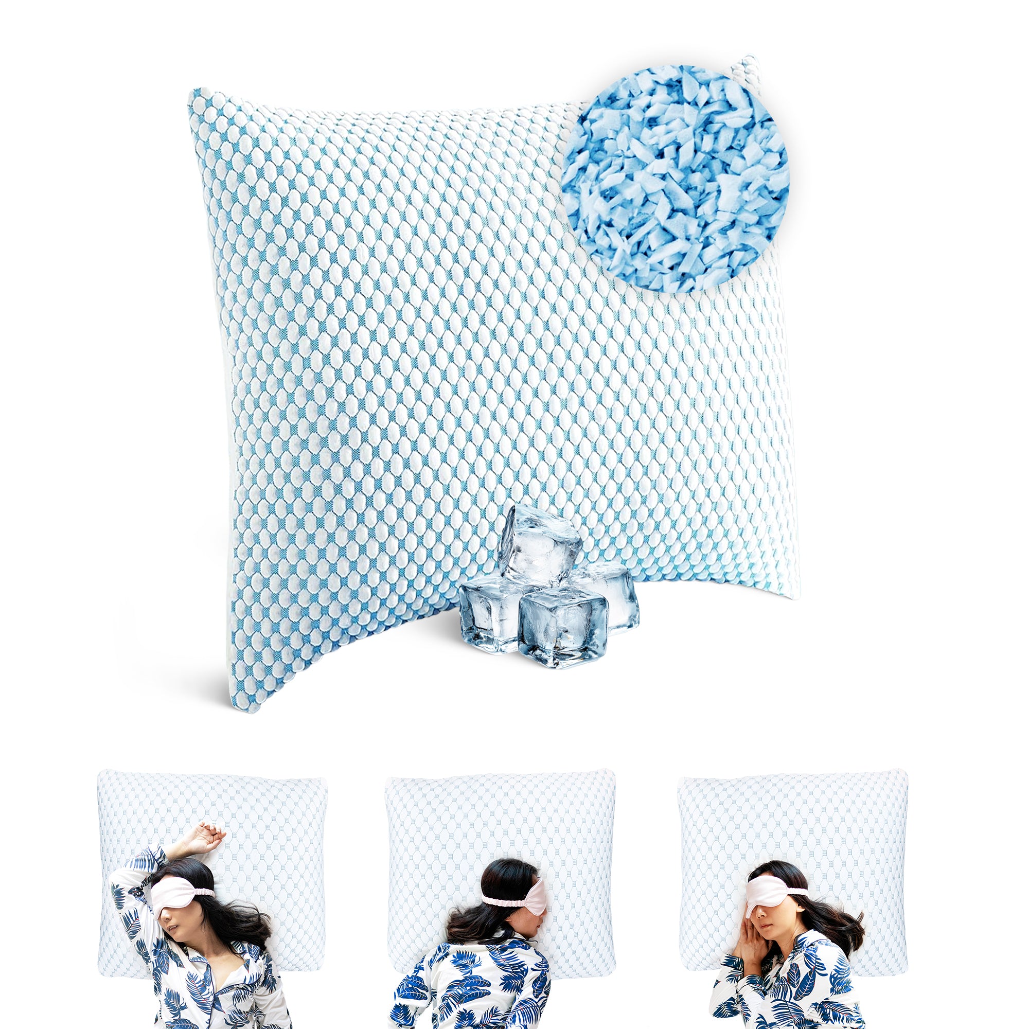 Wolkenkussen - Premium Memory Foam Kussen - Hoogte verstelbaar 
