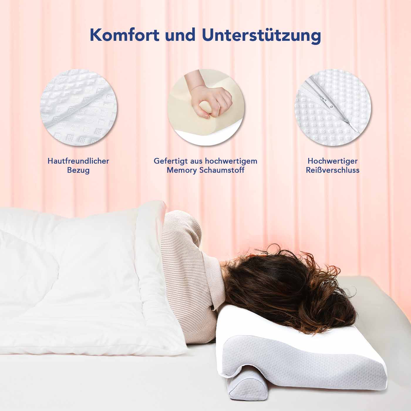 Verstellbares Nackenkissen - komforshoptkissen.com