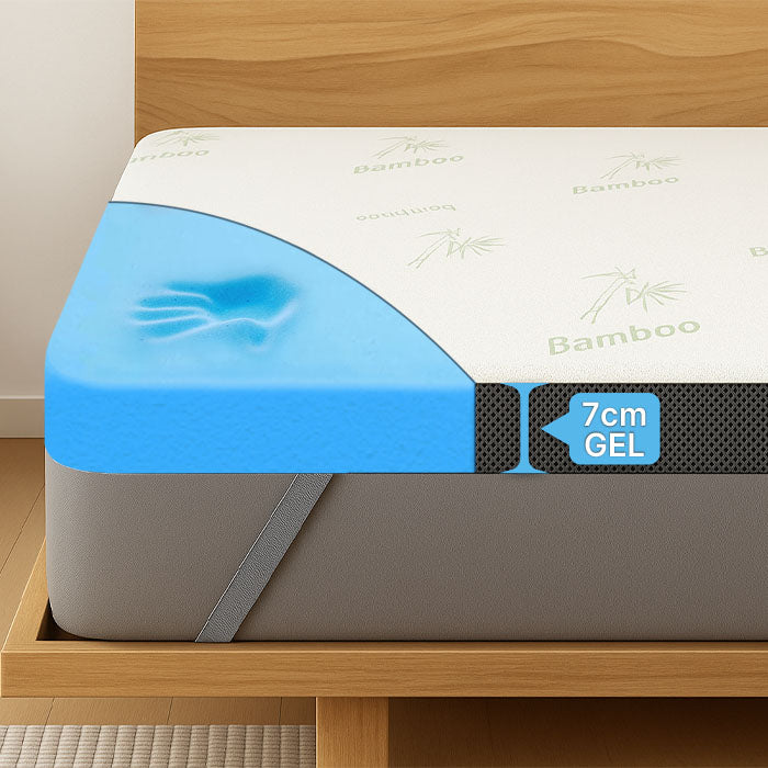 Premium Komfort Topper - Matratzen-Topper mit Gel-Memory-Schaum