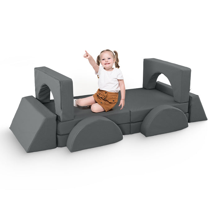 Spielcouch-Sofa für Kinder – 10-teiliges Set für Schlaf- und Spielbereich - komforshoptkissen.com
